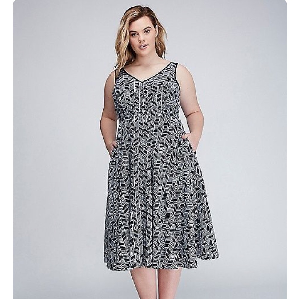 Lane Bryant Sleeveless Fit & Flare